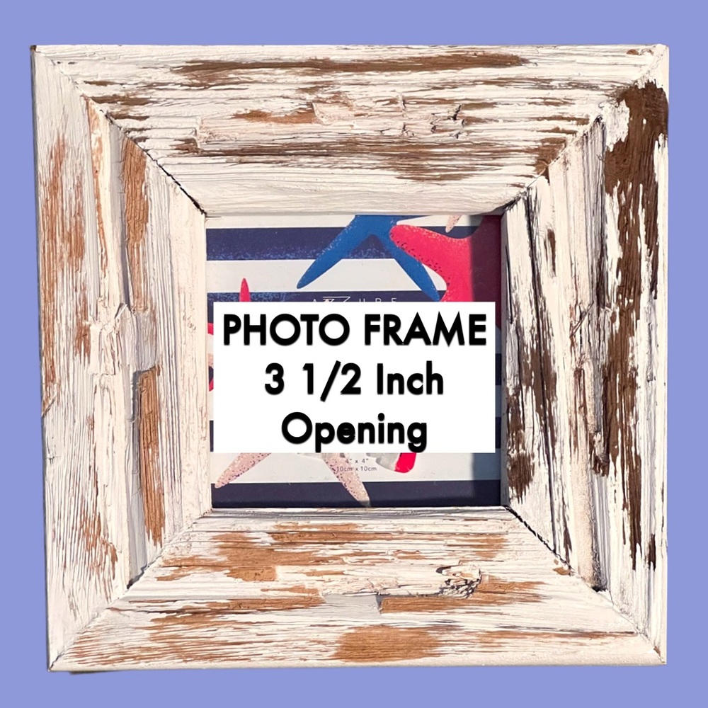 3/$10 Bundle - Nautical Frame by Azzure Home - Approx 3 1/2” photo opening- New
